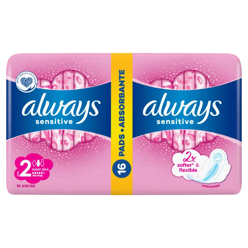 Absorbante Always Ultra Sensitive Super Plus, 16 bucati, P&G — preț și oferte