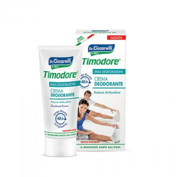 TIMODORE CREMĂ DEODORANTĂ PENTRU PICIOARE CU ACȚIUNE ANTISUDORIFICĂ 50ML — preț și oferte