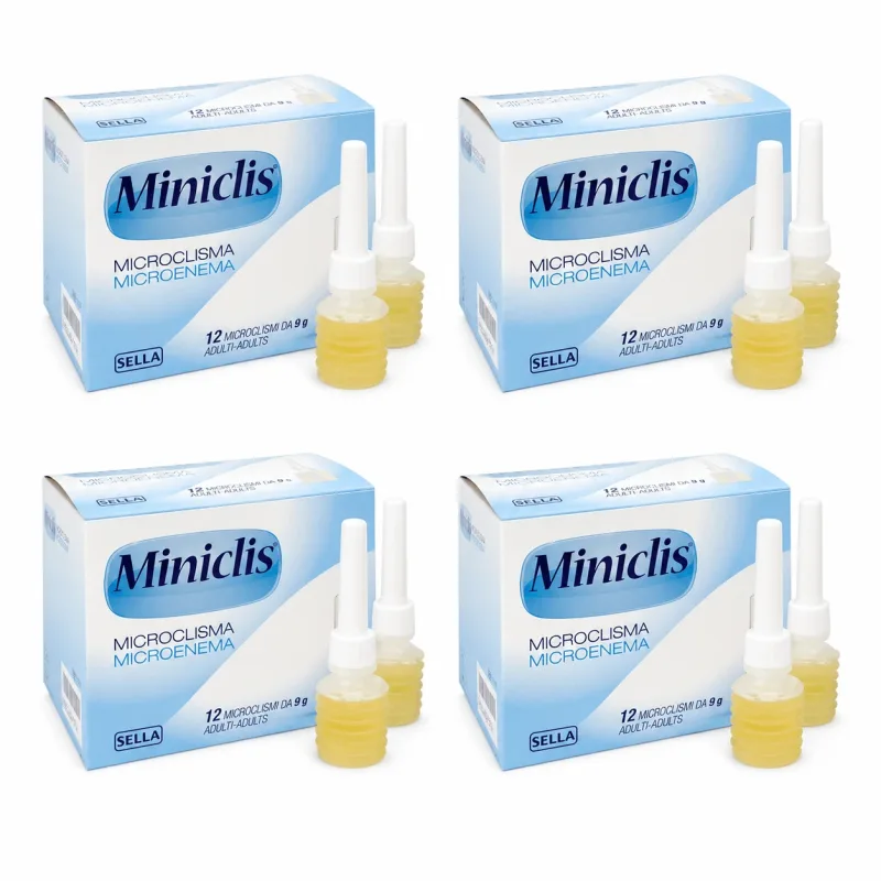 Miniclis adulți 9 g 48 microclisme SELLA — preț și oferte