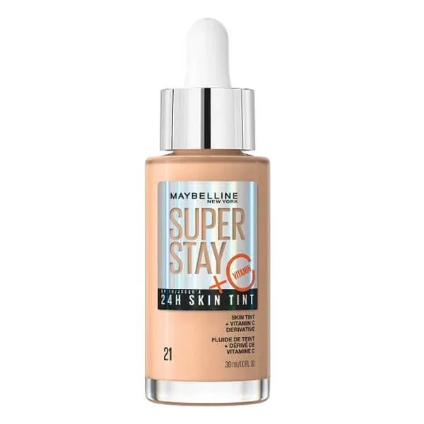 MAYBELLINE Super Stay Skin Tint Machiaj lichid pentru acoperire naturală și strălucire 21 30ml Maybelline New York — preț și oferte