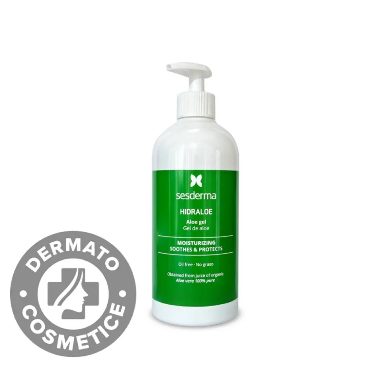 Gel cu aloe pentru piele sensibila si utilizare zilnica Hidraloe, 500ml, Sesderma — preț și oferte