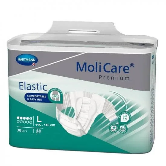 Slip pentru incontinenta MoliCare Premium Elastic 5 PIC marime L (1651873), 30 bucati, Hartmann — preț și oferte