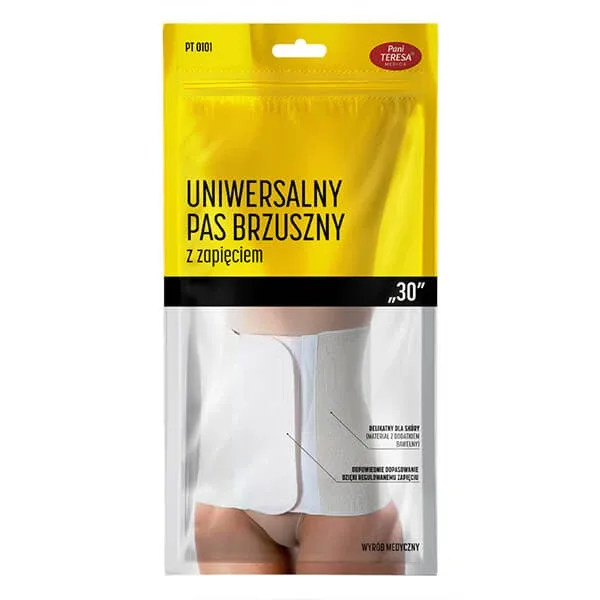 Ms. Teresa, centură abdominală, universală, cu cataramă, 30, PT 0101, mărimea M, 1 buc Pani Teresa — preț și oferte