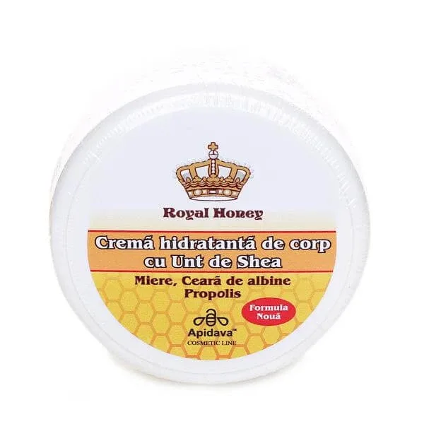 Crema hidratanta de corp cu unt de shea, 200 ml, Apidava Apidava Cosmetic Line — preț și oferte