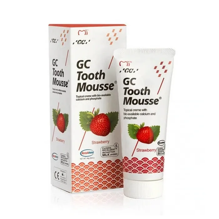 Crema topica pe baza de apa cu aroma de capsuni Tooth Mousse, 40 g, GC GC DENTAL — preț și oferte