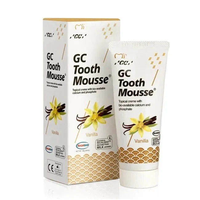 Crema topica pe baza de apa cu aroma de vanilie Tooth Mousse, 40 g, GC GC DENTAL — preț și oferte