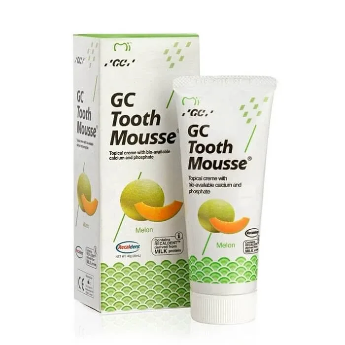 Crema topica pe baza de apa cu aroma de pepene galben Tooth Mousse, 40 g, GC GC DENTAL — preț și oferte