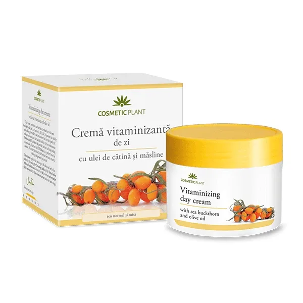 Crema vitaminizanta de zi cu ulei de catina si masline, 50 ml, Cosmetic Plant — preț și oferte