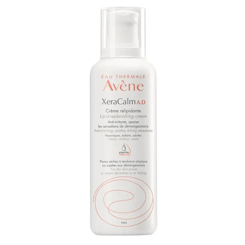 Crema relipidanta pentru pielea uscata predispusa la dermatita atopica sau prurit XeraCalm AD, 400 ml, Avene — preț și oferte