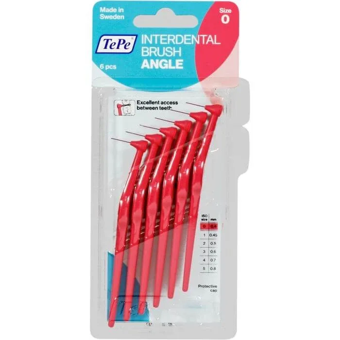 TEPE Perie interdentară unghiulară 0.4mm roz 6 buc. — preț și oferte