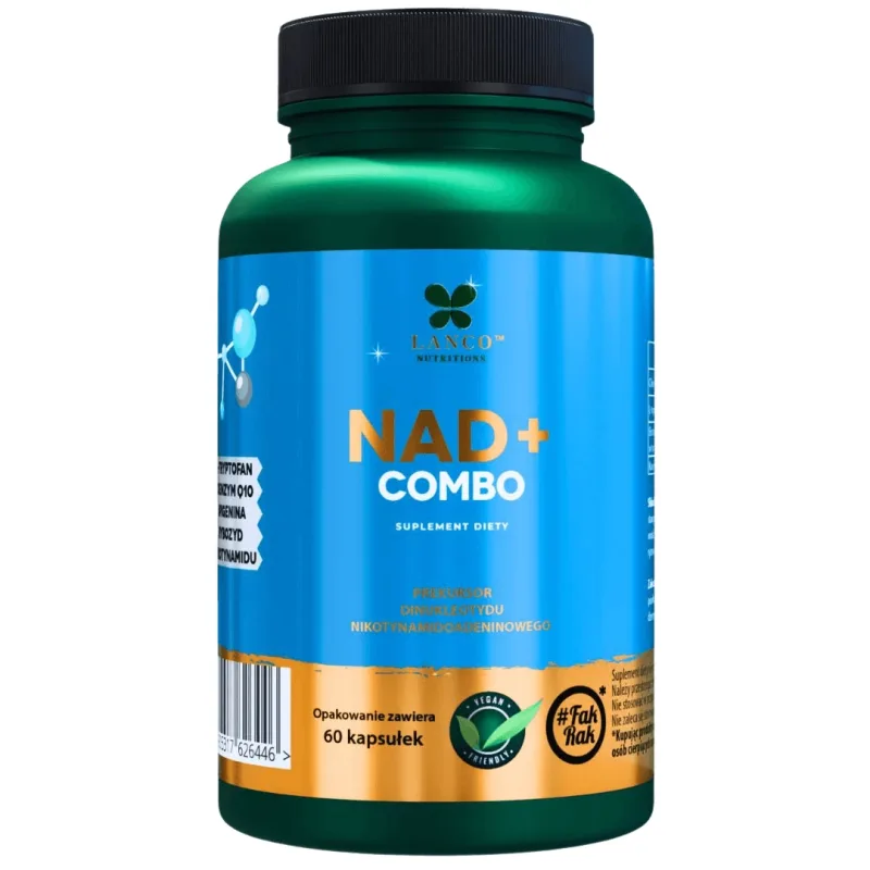 Lanco Nutritions NAD+ Combo, 60 capsule — preț și oferte