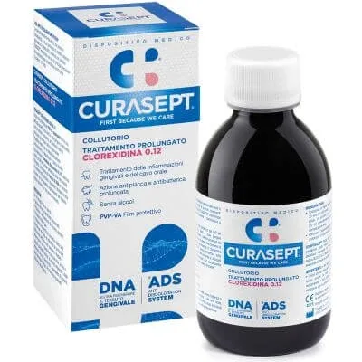 Curasept Apă de gură 0,12 ads + ADN 200 ml — preț și oferte