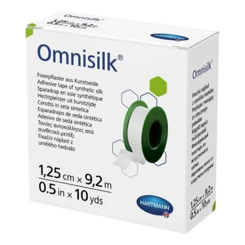 OMNISILK Adeziv de mătase 1.25cm x 5m, 1 buc HARTMANN — preț și oferte