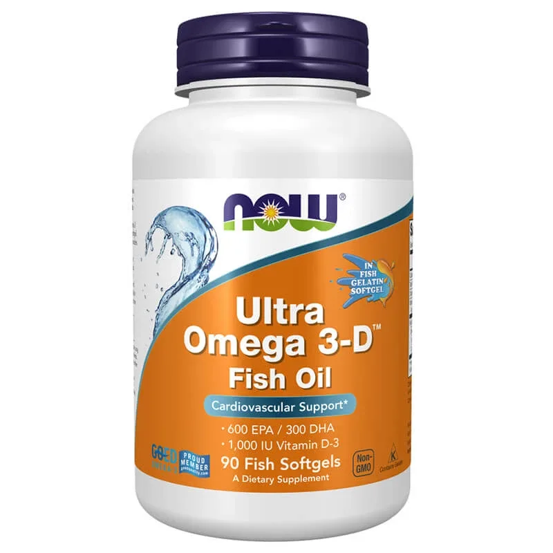 Now Foods Ultra Omega 3-D, 90 capsule moi — preț și oferte