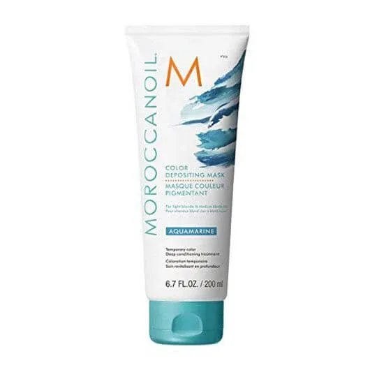 Mască de păr nuanțatoare Aquamarine, 200 ml, Moroccanoil — preț și oferte
