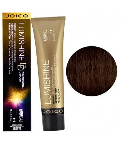 Vopse de par permanenta profesionala Joico Lumishine Permanent Creme 5NW 74ml — preț și oferte