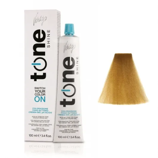 Vopsea de par crema semipermanenta Vitality's Tone Shine Golden Ultra Blonde 10/3 100ml — preț și oferte