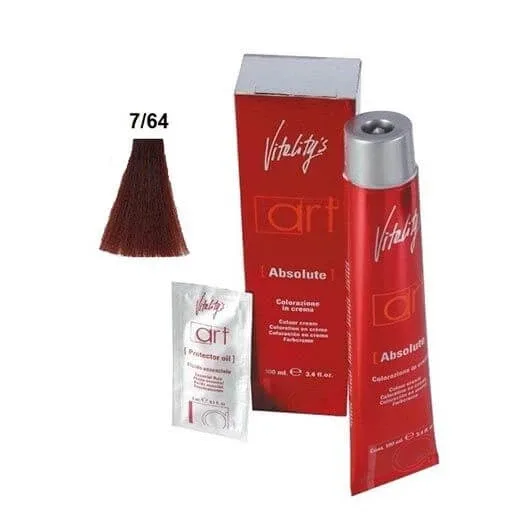 Vopsea permanenta de par Vitality's Art Absolute cu amoniac Rosu Marvel 7.64 100ml — preț și oferte