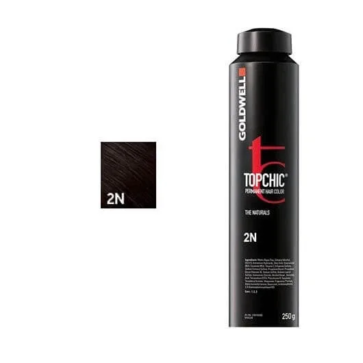 Vopsea permanenta Goldwell Topchic Negru Natural 250ml — preț și oferte