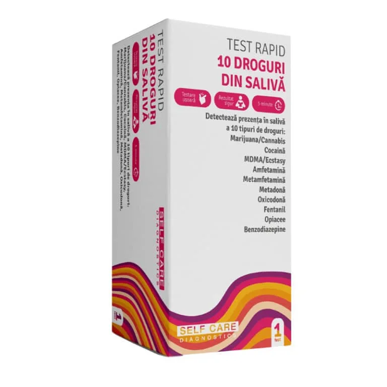 Test rapid antidrog din saliva, Self Care Medical — preț și oferte