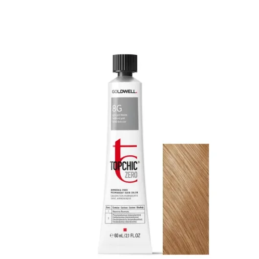 Vopsea permanenta de par fara amoniac Goldwell Topchic Zero 8G 60ml — preț și oferte