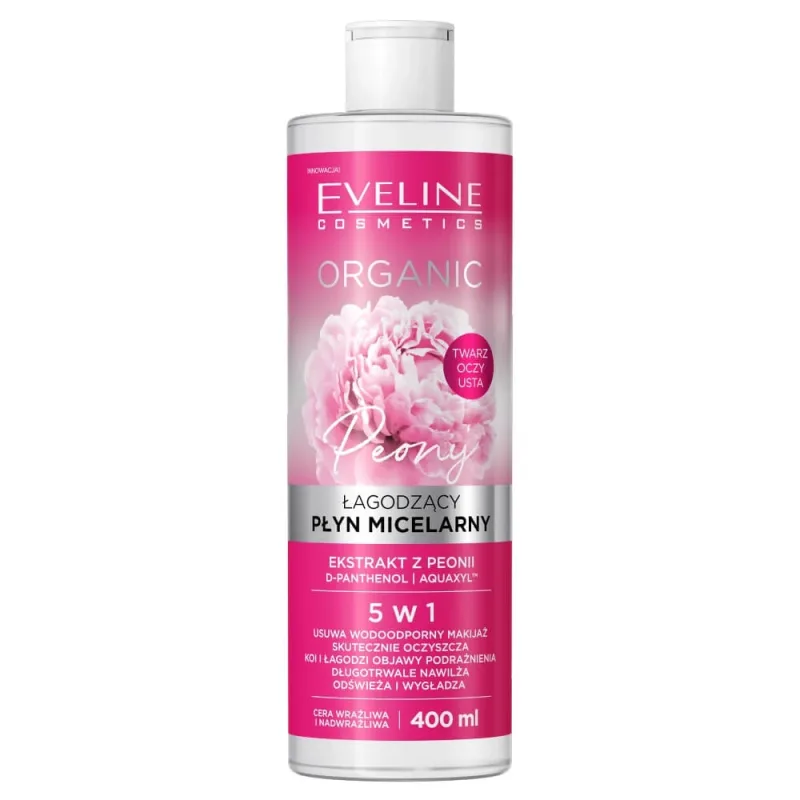 Eveline Cosmetics Organic agodzcy loțiune micelară pentru demakijau cu bujor, 400ml — preț și oferte