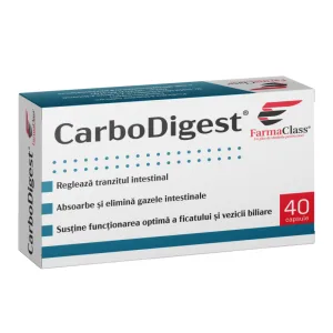 Carbodigest, 40 capsule, probleme digestive