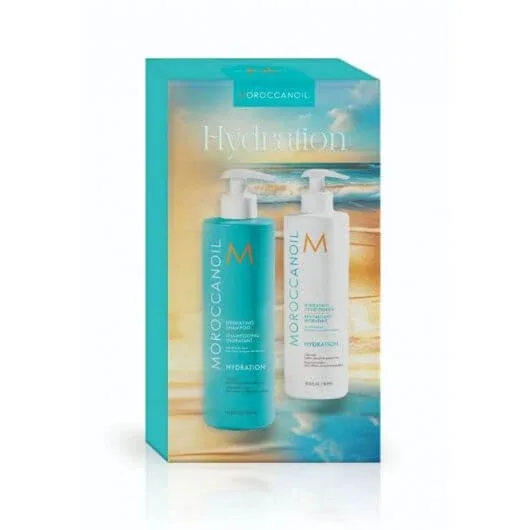 Pachet Sampon si Balsam Hydrating, 2x500 ml, Moroccanoil — preț și oferte