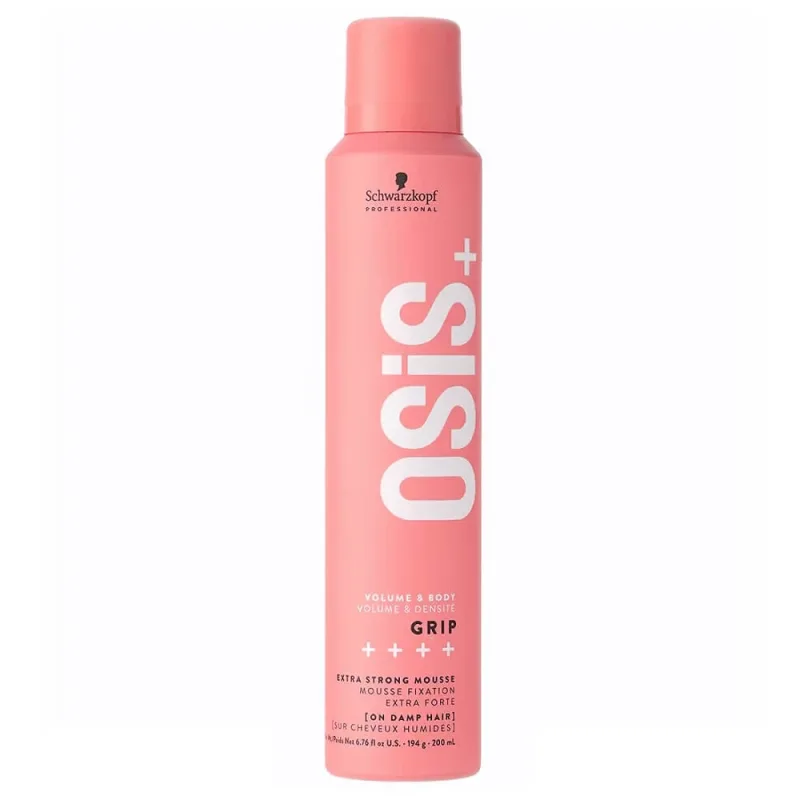 Schwarzkopf Professional Osis+ Grip Mousse volumizantă extra puternică, 200 ml — preț și oferte