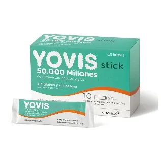Yovis Sticks 10 Bucodispersabil Sachete ALFASIGMA — preț și oferte