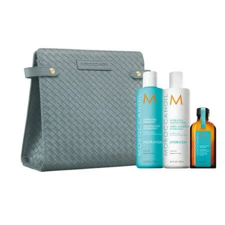 Set pentru par, Hydration, 2x250 ml + 50 ml, Moroccanoil — preț și oferte