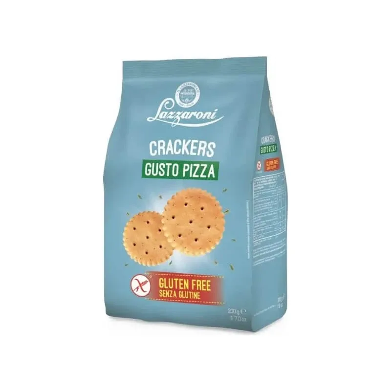 Lazzaroni Crackers cu aromă de pizza, fără gluten, 200 g — preț și oferte