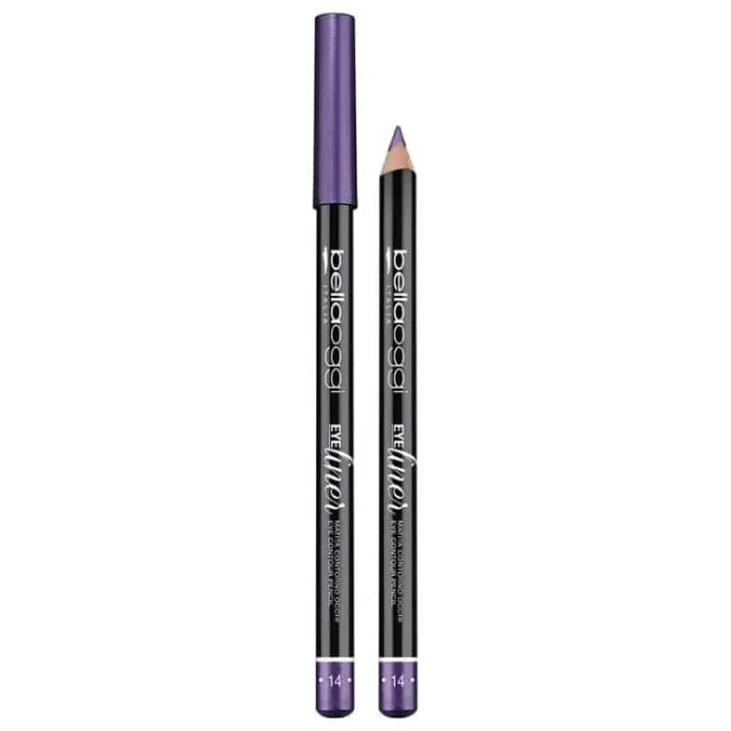 Bellaoggi Eye liner – creion pentru conturul ochilor nr. 14 violet — preț și oferte
