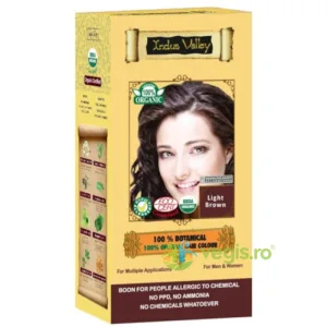 Vopsea de Par Henna Saten Deschis (Light Brown) Botanical 120g
