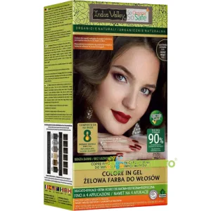 Vopsea de Par Henna Gel 5.0 Saten Deschis 220g