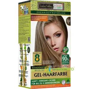 Vopsea de Par Henna Gel  8.0 Blond 220g