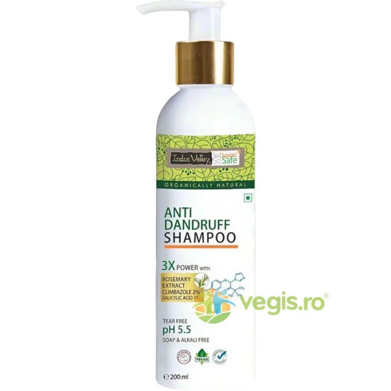Sampon Antimatreata cu Rozmarin 200ml INDUS VALLEY — preț și oferte