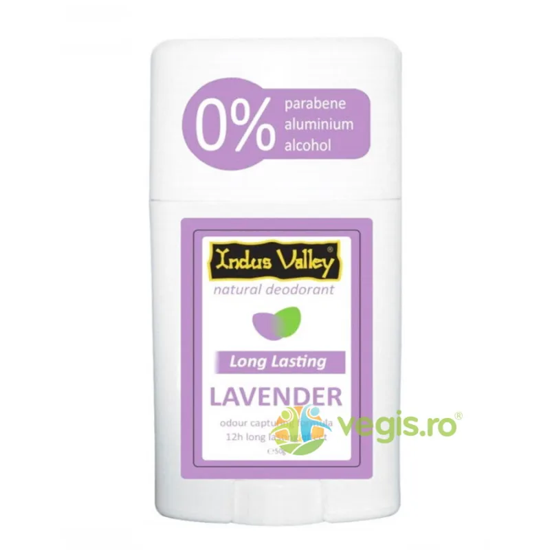 Deodorant Stick cu Lavanda 50g INDUS VALLEY — preț și oferte