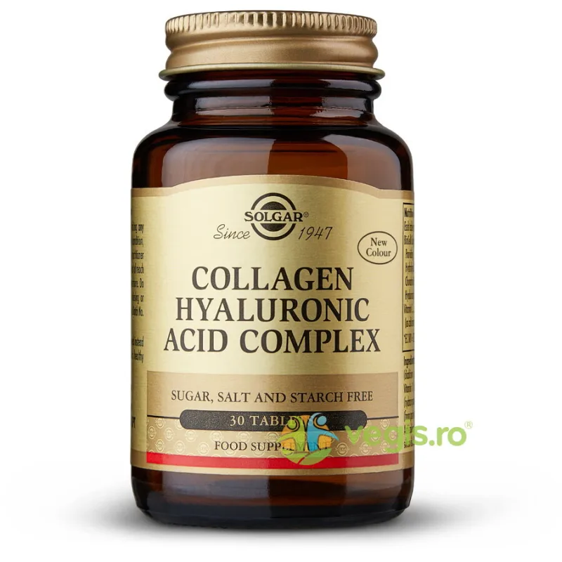 Collagen Hyaluronic Acid 120mg 30tb (Colagen si Acid Hialuronic) SOLGAR — preț și oferte