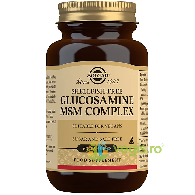 Glucosamine MSM Complex 60tb (Complex Glucozamina MSM) SOLGAR — preț și oferte