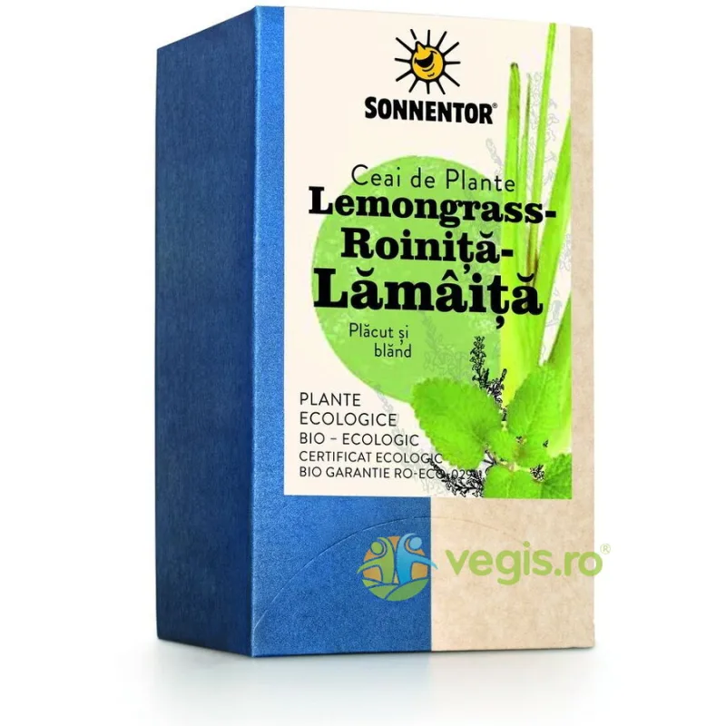 Ceai Lemongrass - Roinita - Lamaita Ecologic/Bio 18dz SONNENTOR — preț și oferte