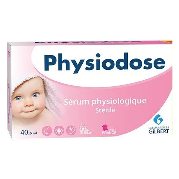 Ser fiziologic Physiodose x 5 ml, Laboratoires Gilbert | 40 monodoze GILBERT SODIMED — preț și oferte