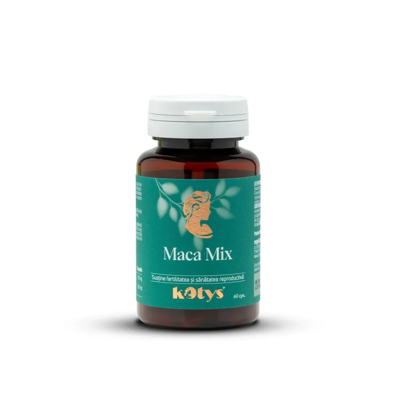 Maca Mix, susține fertilitatea și sănătatea reproductivă, 60 capsule, Kotys Produse Kotys — preț și oferte