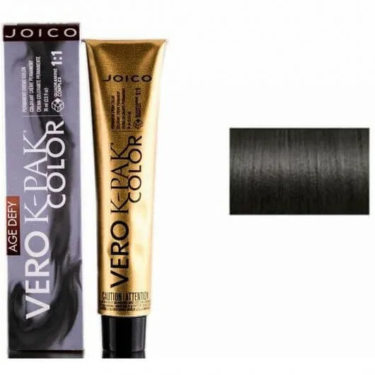 Vopsea de par permamenta profesionala Joico Vero K-Pak Color Age Defy 5NPA 74ml — preț și oferte