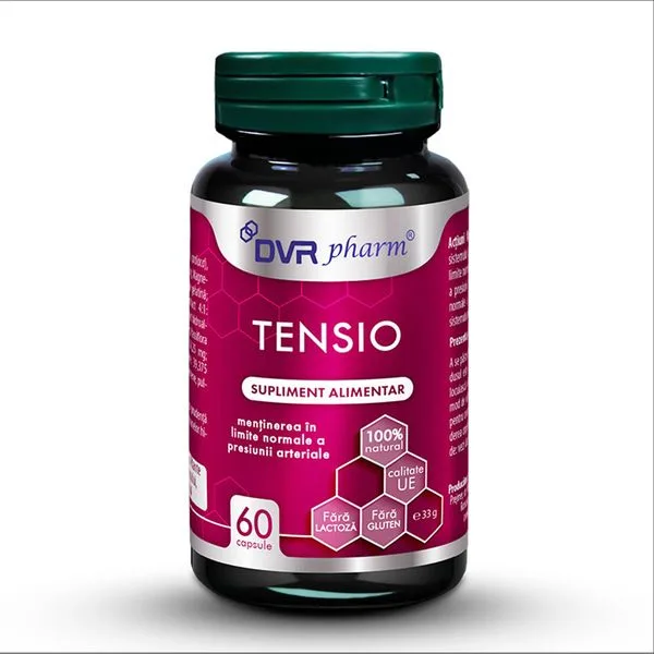 Tensio, Dvr Pharm | 60 capsule — preț și oferte