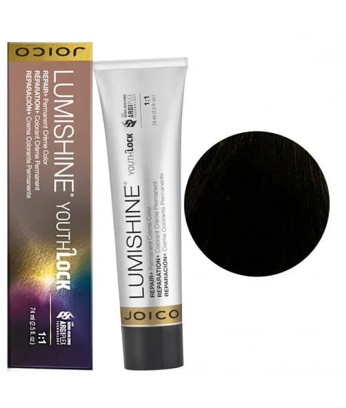Vopsea de par permanenta Joico LumiShine YouthLock Crème 2NN 74ml — preț și oferte