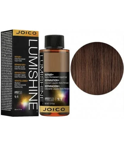 Vopsea de par lichida demipermanenta fara amoniac Joico Lumishine Demi Liquid 4NWB 60ml — preț și oferte