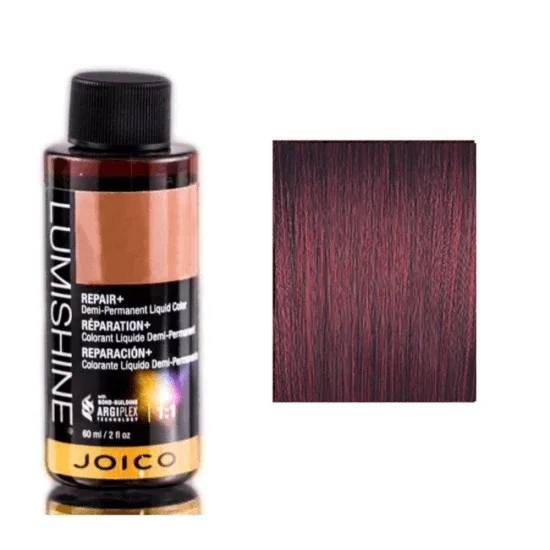 Vopsea de par lichida demipermanenta fara amoniac Joico Lumishine Demi Liquid 4RR 60ml — preț și oferte