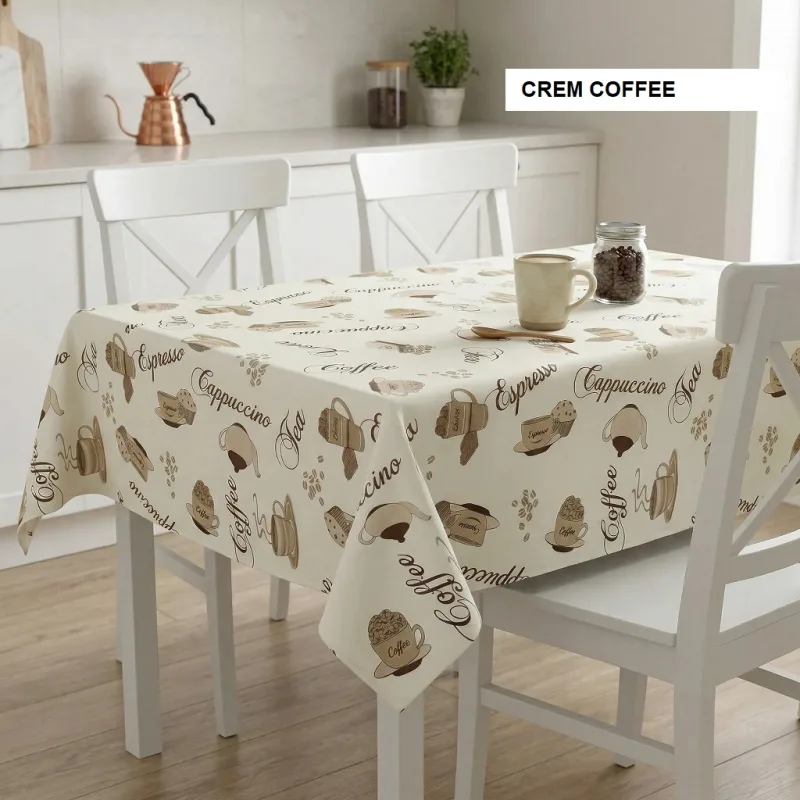 Fata de masa teflonata antimurdarire crem coffee 180x240 cm, Ralex | 1 buc RALEX INFINITY — preț și oferte