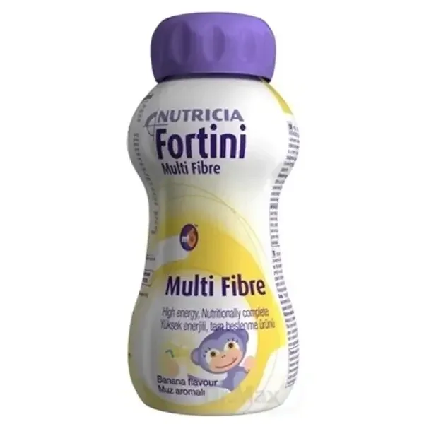 Fortini Multi Fibre cu aromă de banană 1×200 ml, aliment lichid pentru copii NUTRICIA — preț și oferte